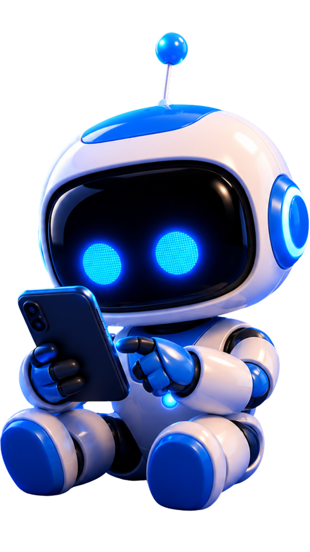 Robô com celular